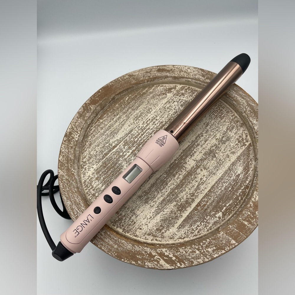 Lange le Curl Titanium Curling Wand, Pink, 1” Pre-Owned